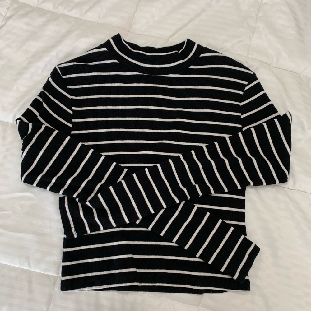 Striped Longsleeved Turtleneck